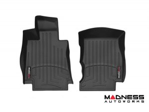 Alfa Romeo Giulia Floor Liners - WeatherTech - Black - Front - AWD